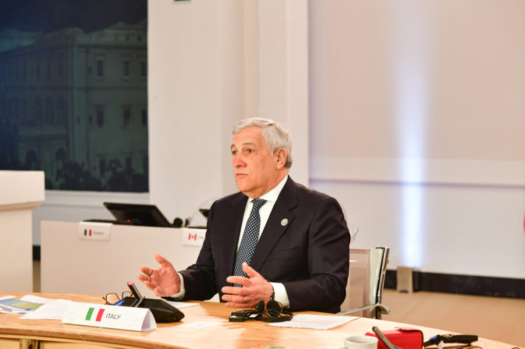 Italian Minister of Foreign Affairs Antonio Tajani