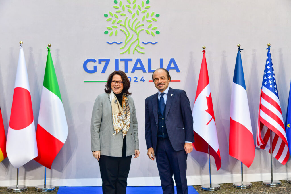 Marina Ferrari (France) and Alessio Butti