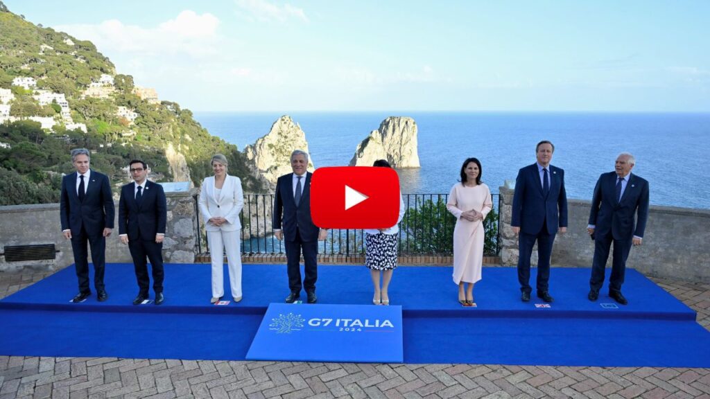 Family photo of the G7 Ministers' meeting on Foreign Affairs