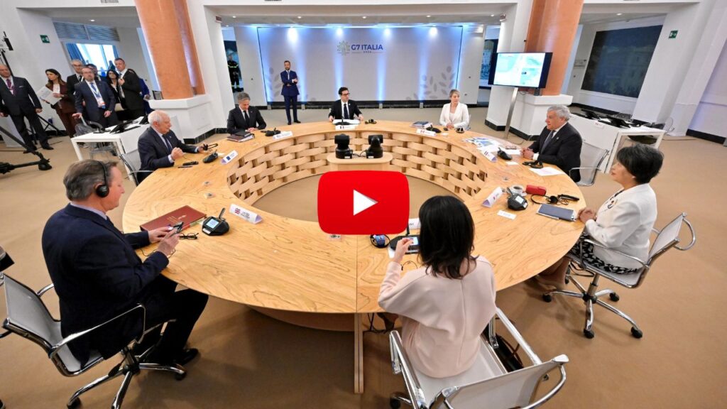 Il Ministro Antonio Tajani apre i lavori del G7 di Capri